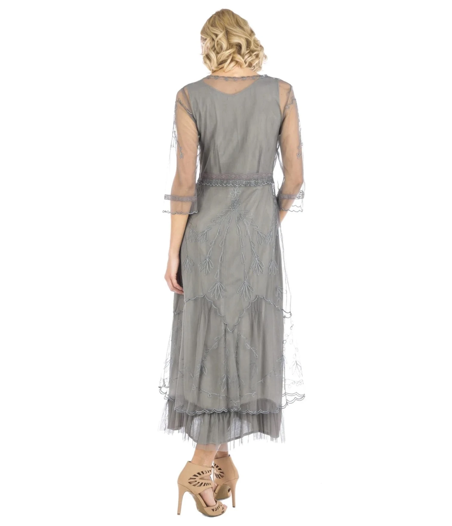 Nataya 1920s Style Smoke Flapper Dress 3 Nataya 1920s Style Smoke Flapper Dress - Image 3