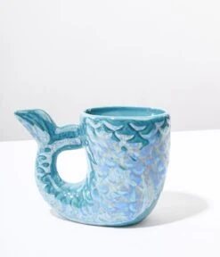 Ocean Blue Mermaid Tail Mug -New Dress Store ocean blue mermaid tail mug 377646