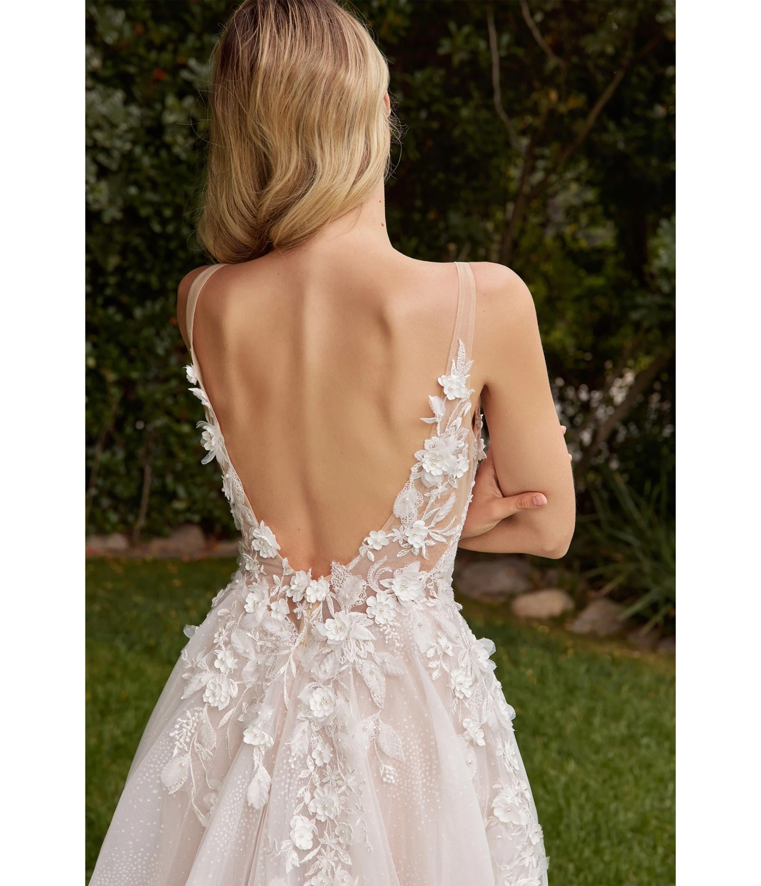 Cinderella Divine Off White Floral Lace Wedding Ball Gown 5 Cinderella Divine Off White Floral Lace Wedding Ball Gown - Image 5
