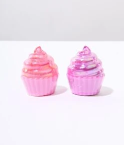 Pink & Purple Cupcake Lip Balm Set -New Dress Store pink purple cupcake lip balm set 380408