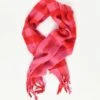 Pink & Red Checkered Noelle Scarf