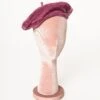 Pink Velvet Beret