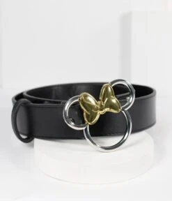 Plus Size Black & Minnie Mouse Ears Buckle Belt 5 Plus Size Black & Minnie Mouse Ears Buckle Belt -New Dress Store plus size black minnie mouse ears buckle belt 623443