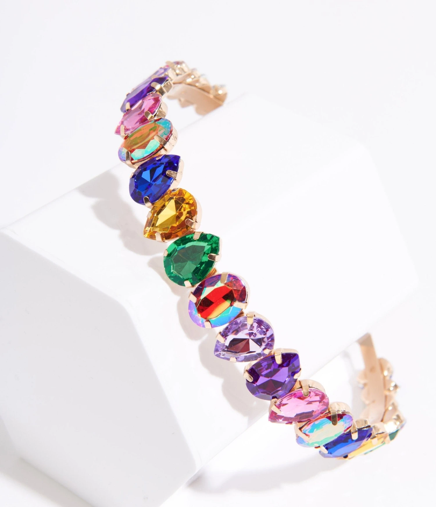 Rainbow Rhinestone Headband 2 Rainbow Rhinestone Headband - Image 2