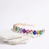 Rainbow Rhinestone Headband