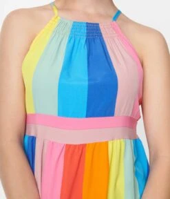 Rainbow Striped Shift Dress 6 Rainbow Striped Shift Dress -New Dress Store rainbow striped shift dress 419443