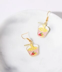 Raman Noodle Earrings -New Dress Store raman noodle earrings 289799