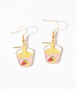 Raman Noodle Earrings