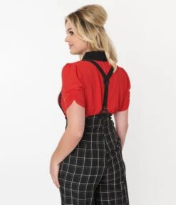Red & Black Bow Blouse -New Dress Store red black bow blouse 545444