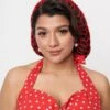 Red Crochet Hair Snood