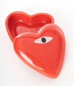 Red Heart Ceramic Jewelry Box -New Dress Store red heart ceramic jewelry box 767107