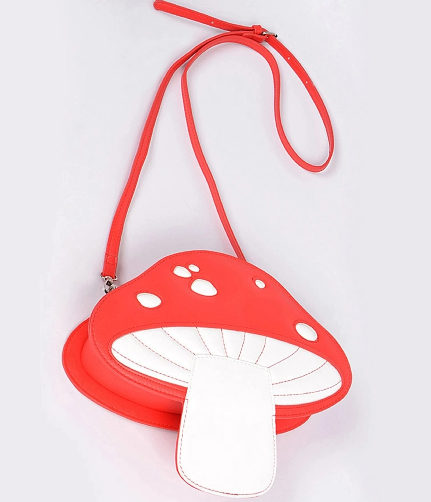 Red Mushroom Crossbody Bag 2 Red Mushroom Crossbody Bag - Image 2