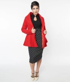 Red Skirted Blazer -New Dress Store red skirted blazer 917387