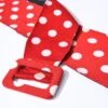 Red & White Polka Dot Wide Belt