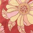 Retro Auburn Floral Print Tights 5 Retro Auburn Floral Print Tights - Image 5