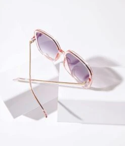 Retro Light Pink Square Sunglasses -New Dress Store retro light pink square sunglasses 739149