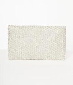 Silver Beaded Evening Envelope Clutch -New Dress Store silver beaded evening envelope clutch 432161
