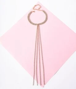 Silver & Gold Rhinestone Necklace -New Dress Store silver gold rhinestone necklace 167747