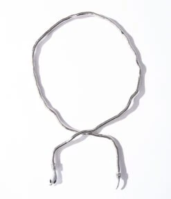 Silver Snake Wrap Necklace 5 Silver Snake Wrap Necklace -New Dress Store silver snake wrap necklace 366365