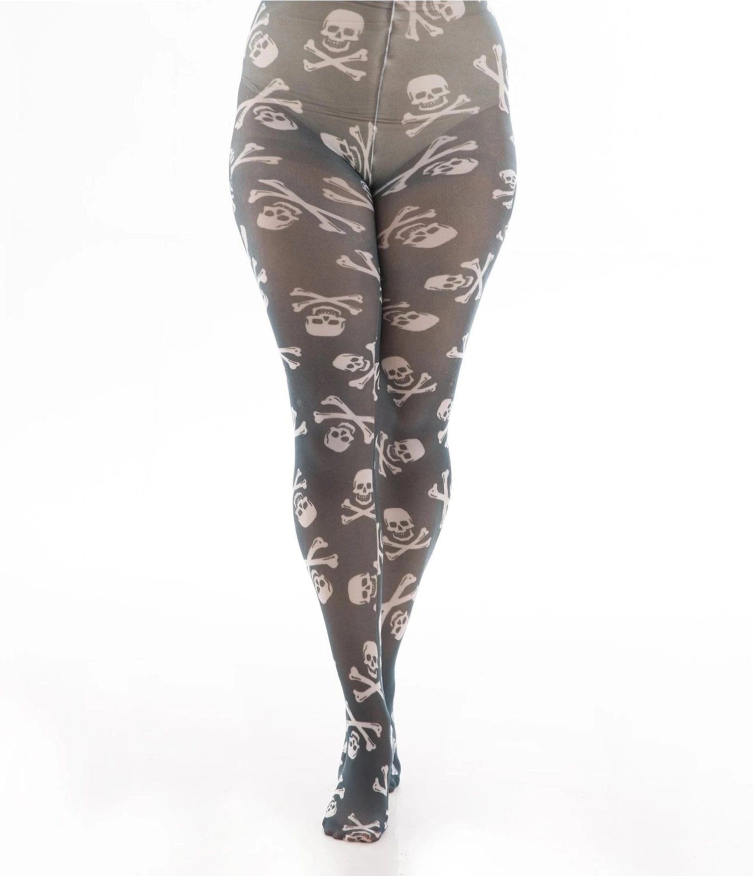 Skull & Crossbones Tights 1 Skull & Crossbones Tights