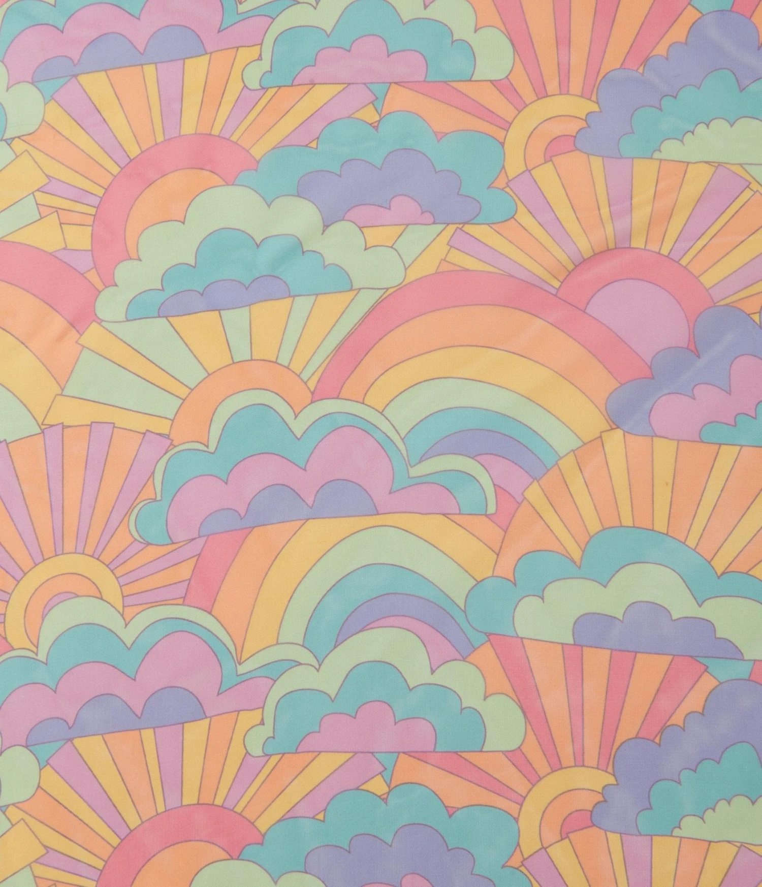 Smak Parlour Happy Groovy Rainbows Long Hair Scarf 3 Smak Parlour Happy Groovy Rainbows Long Hair Scarf - Image 3