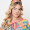 Smak Parlour Happy Groovy Rainbows Long Hair Scarf