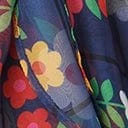 Smak Parlour Navy & Floral Wallpaper Long Hair Scarf 3 Smak Parlour Navy & Floral Wallpaper Long Hair Scarf - Image 3