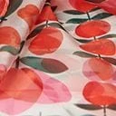 Smak Parlour Orange & Red Tulips Long Hair Scarf 5 Smak Parlour Orange & Red Tulips Long Hair Scarf - Image 5