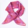 Smak Parlour Purple Groovy Flower Dot Hair Scarf