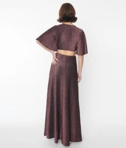 Smak Parlour Shimmering Rose Pink & Black Knit Maxi Dress -New Dress Store smak parlour shimmering rose pink black knit maxi dress 384562