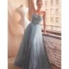 Cinderella Divine Smoky Blue Glitter Bodice & Tulle Prom Ball Gown