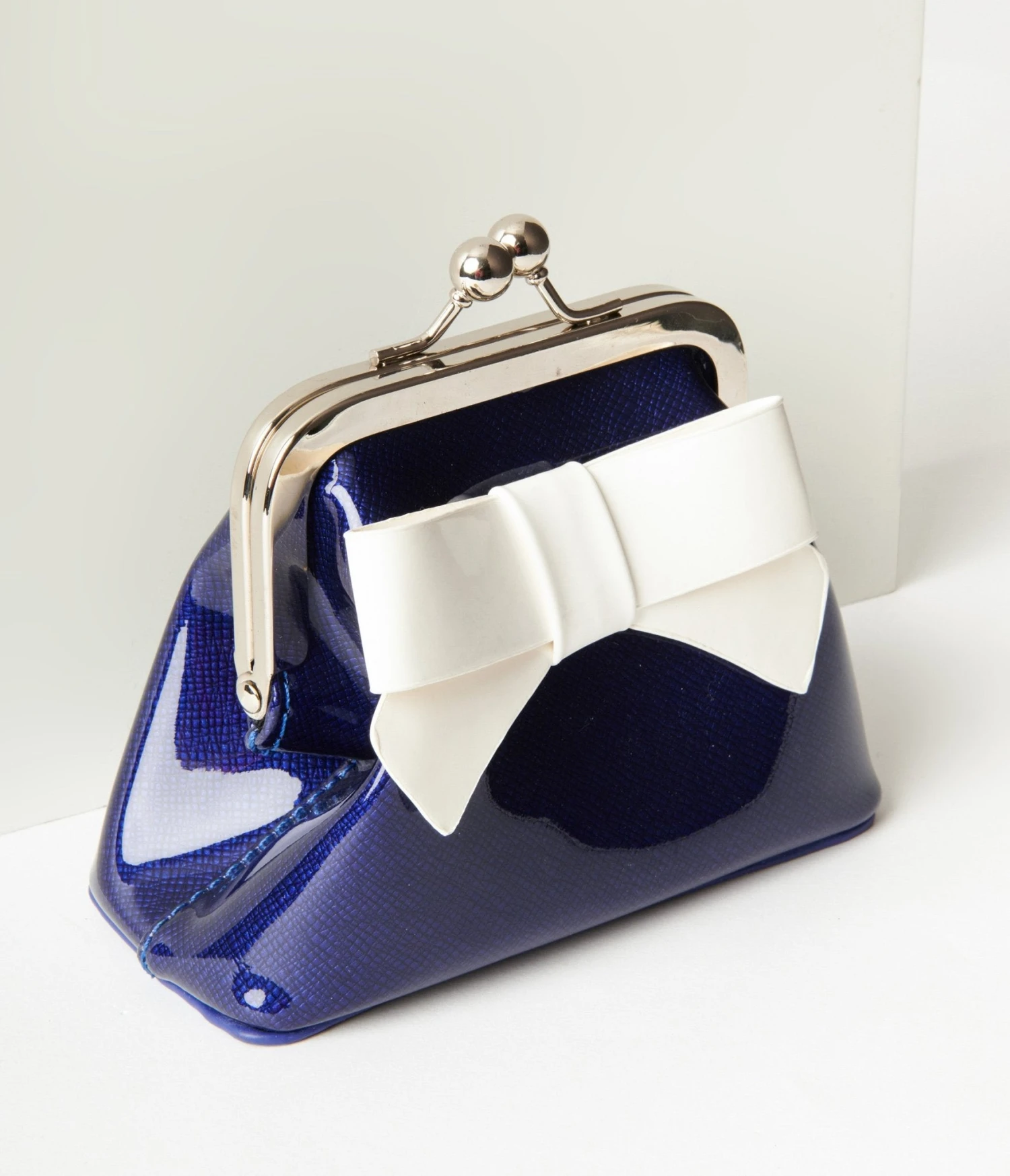 Sourpuss Blue Patent Leatherette Super Floozy Coin Purse 1 Sourpuss Blue Patent Leatherette Super Floozy Coin Purse