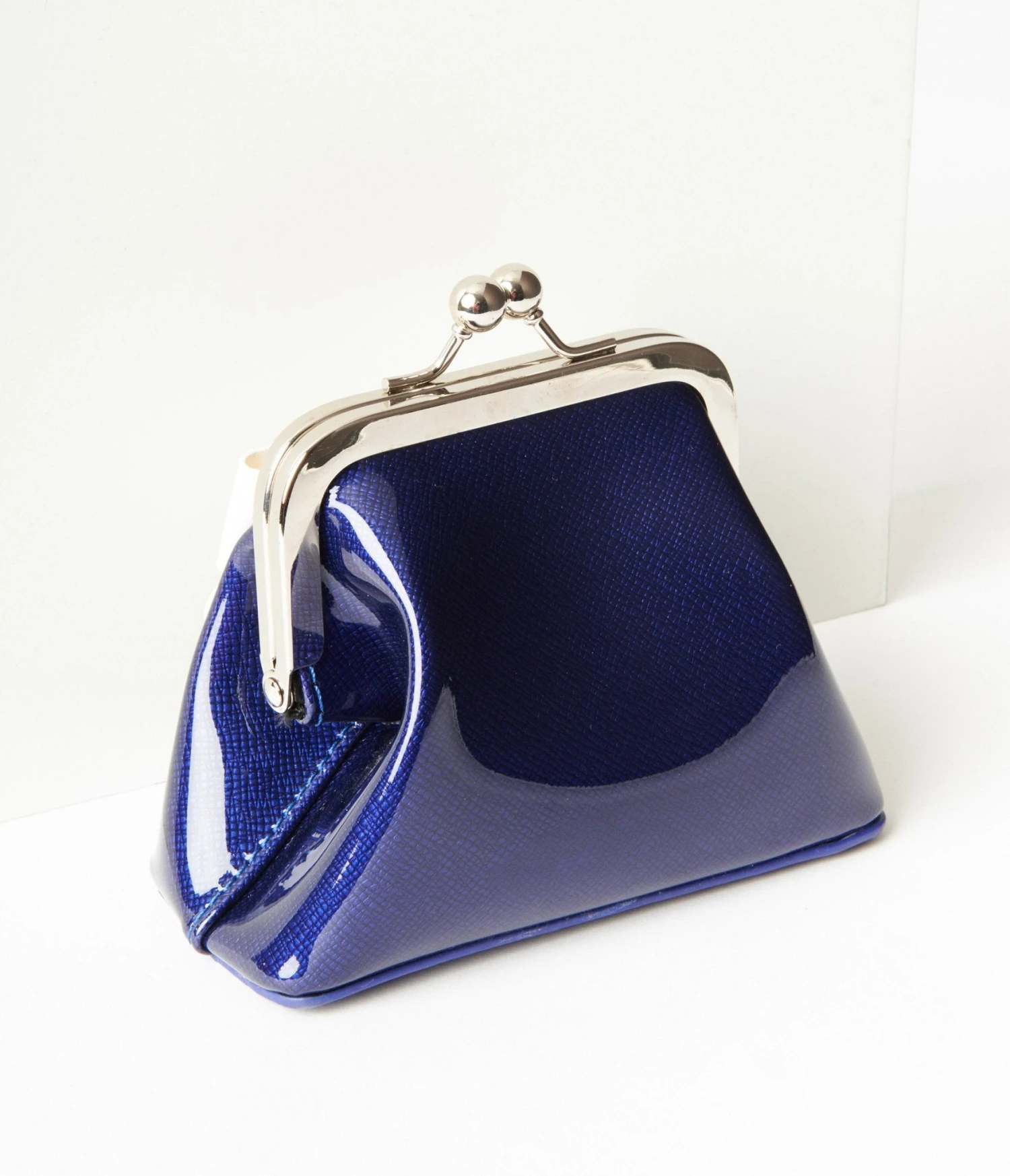 Sourpuss Blue Patent Leatherette Super Floozy Coin Purse 2 Sourpuss Blue Patent Leatherette Super Floozy Coin Purse - Image 2