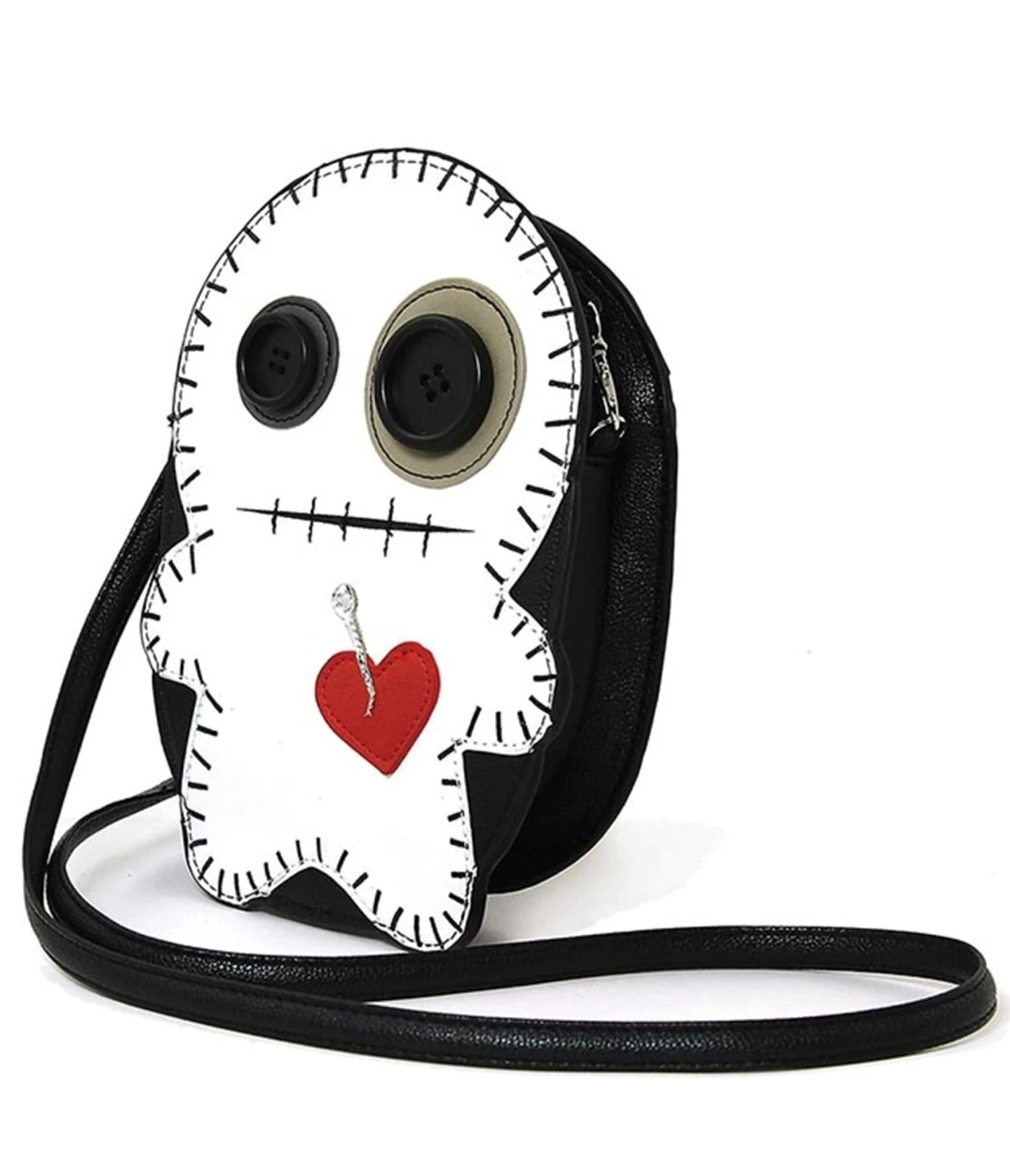 Stitched Voodoo Doll Crossbody Bag 3 Stitched Voodoo Doll Crossbody Bag - Image 3