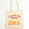 Tale Of Two Kitties Canvas Tote Bag