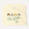 The Golden Girls X Unique Vintage Stay Golden Womens Graphic Tee