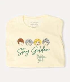The Golden Girls X Unique Vintage Stay Golden Womens Graphic Tee