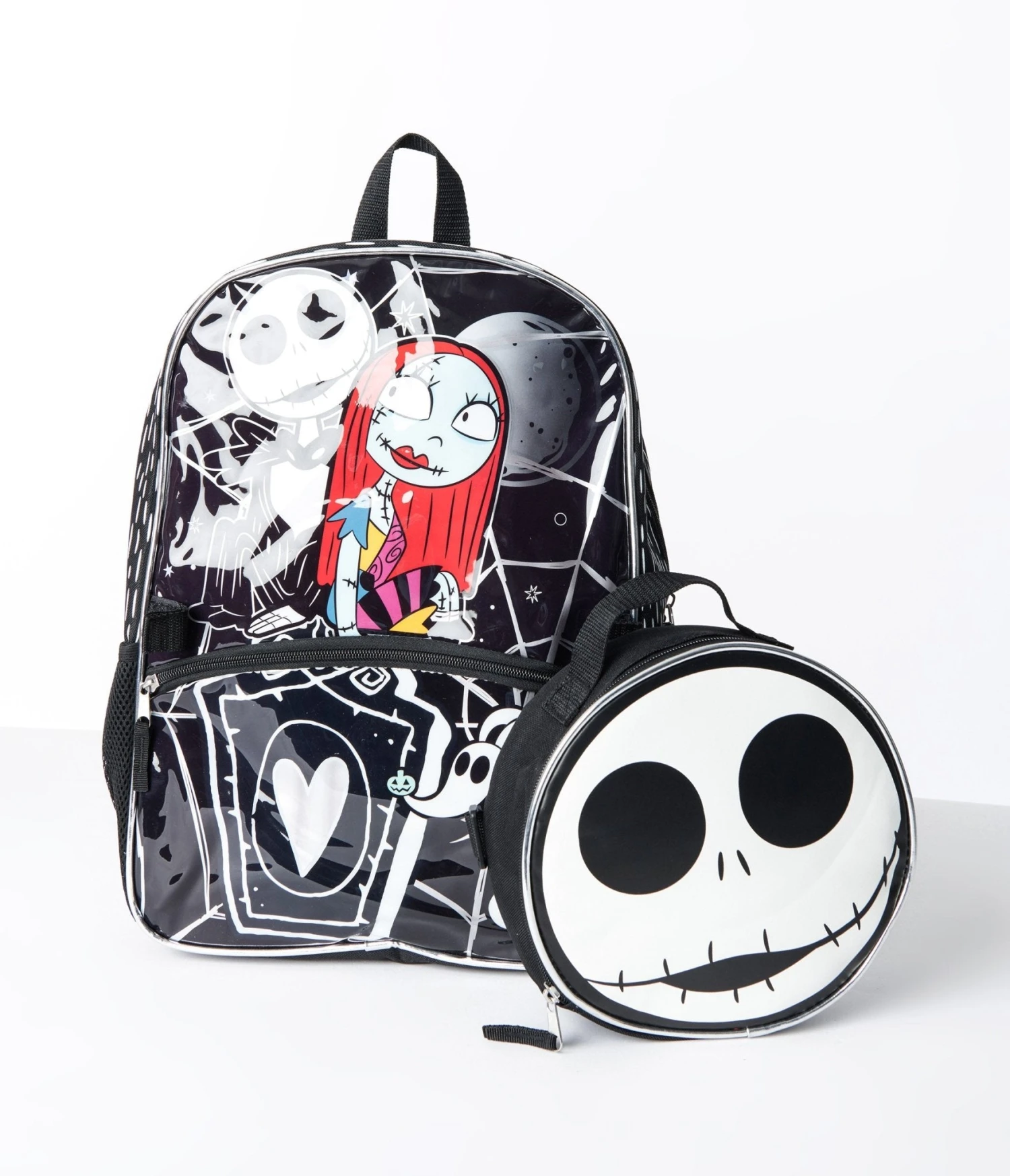 Bioworld The Nightmare Before Christmas Jack & Sally Lunch Tote & Backpack 2 Bioworld The Nightmare Before Christmas Jack & Sally Lunch Tote & Backpack - Image 2
