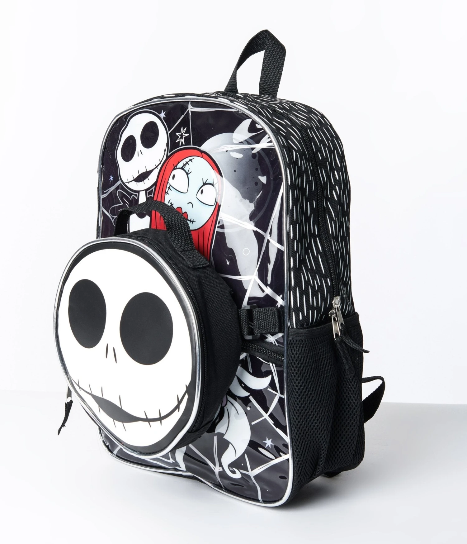 Bioworld The Nightmare Before Christmas Jack & Sally Lunch Tote & Backpack 1 Bioworld The Nightmare Before Christmas Jack & Sally Lunch Tote & Backpack