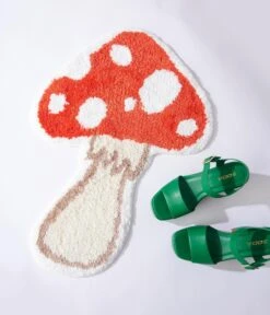 Toadstool Mushroom Shag Mat
