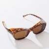 Tortoise Thick Rectangular Sunglasses