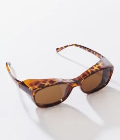 Tortoise Thick Rectangular Sunglasses