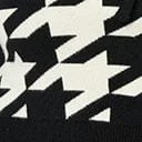 Unique Vintage Black & Ivory Houndstooth Dandy Cardigan 6 Unique Vintage Black & Ivory Houndstooth Dandy Cardigan - Image 6