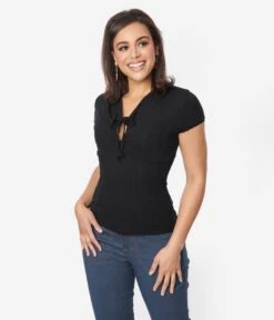 Unique Vintage Black Keyhole Pointelle Knit Top 10 Unique Vintage Black Keyhole Pointelle Knit Top -New Dress Store unique vintage black keyhole pointelle knit top 375355