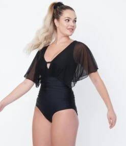 Unique Vintage Black Mesh Sleeved Torrey Swimsuit 7 Unique Vintage Black Mesh Sleeved Torrey Swimsuit -New Dress Store unique vintage black mesh sleeved torrey swimsuit 498732
