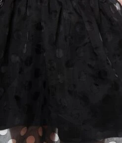 Unique Vintage Black Polka Dot Tulle Suspender Mini Skirt 7 Unique Vintage Black Polka Dot Tulle Suspender Mini Skirt -New Dress Store unique vintage black polka dot tulle suspender mini skirt 566958