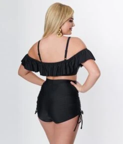 Unique Vintage Black Pull Tie Swim Shorts 8 Unique Vintage Black Pull Tie Swim Shorts -New Dress Store unique vintage black pull tie swim shorts 402003