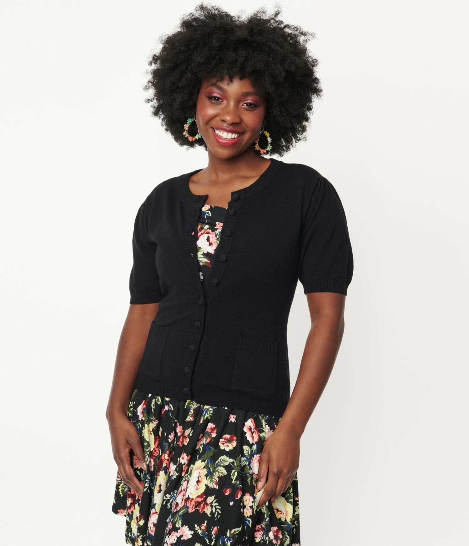 Unique Vintage Black Telluride Cardigan Sweater 4 Unique Vintage Black Telluride Cardigan Sweater - Image 4