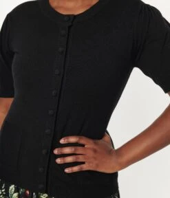 Unique Vintage Black Telluride Cardigan Sweater 7 Unique Vintage Black Telluride Cardigan Sweater -New Dress Store unique vintage black telluride cardigan sweater 583759