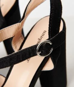 Unique Vintage Black Velvet Platform Heels 5 Unique Vintage Black Velvet Platform Heels -New Dress Store unique vintage black velvet platform heels 572930